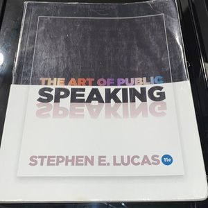 The art of public speaking by Stephen e Lucas